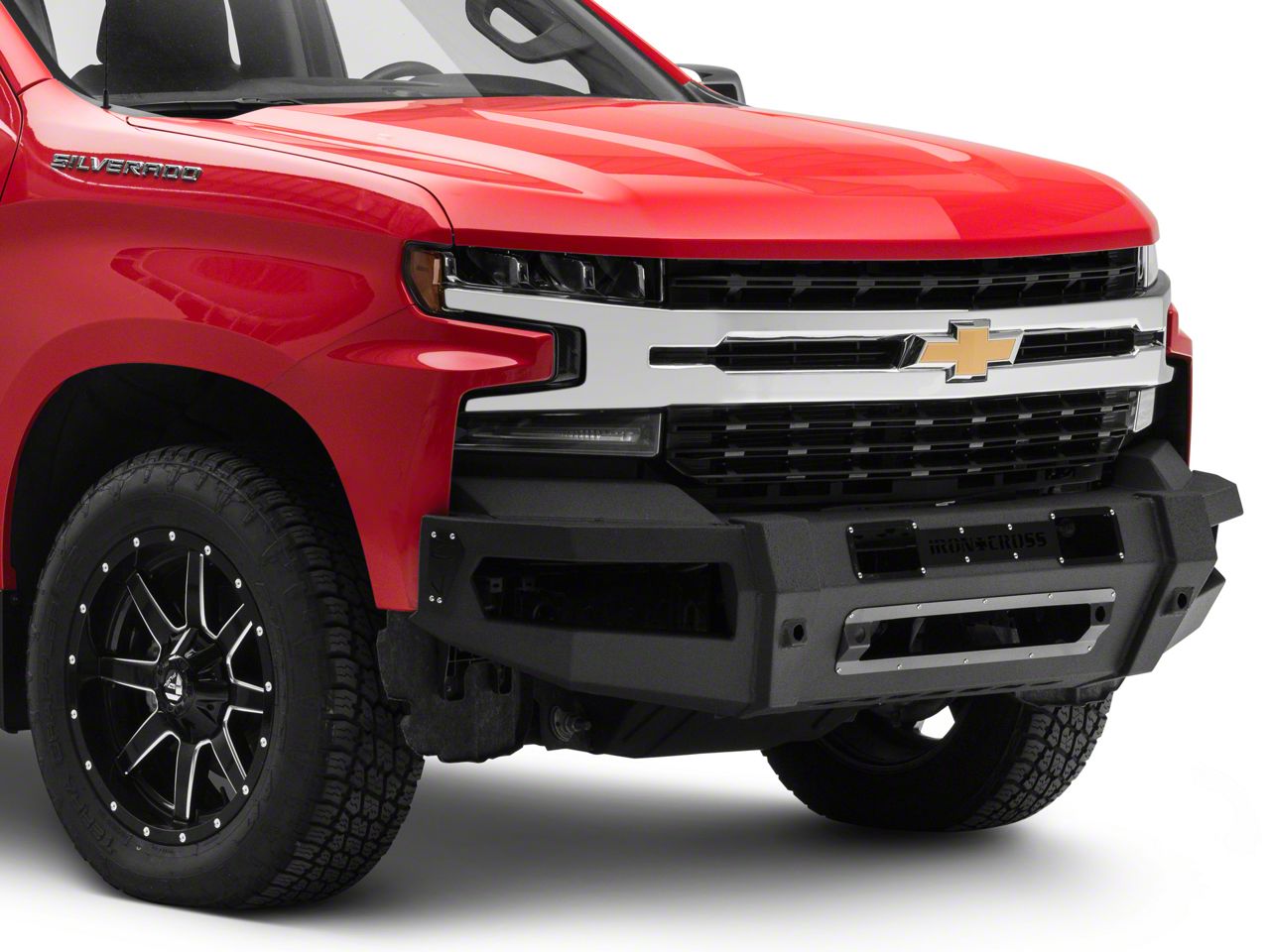 Iron Cross Automotive Silverado 1500 Hardline Front Bumper; Matte Black