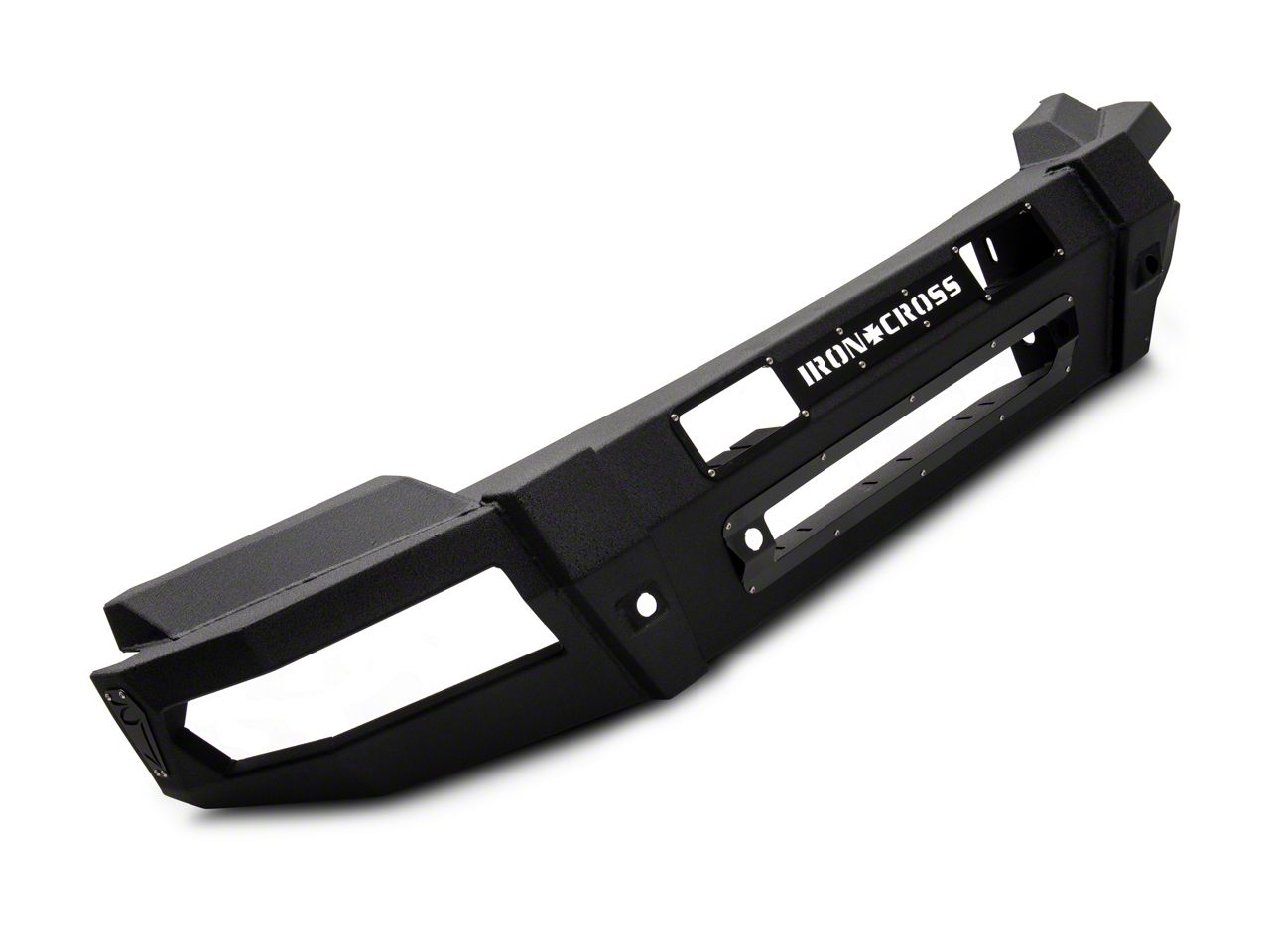 Iron Cross Automotive Silverado 1500 Hardline Front Bumper; Matte Black