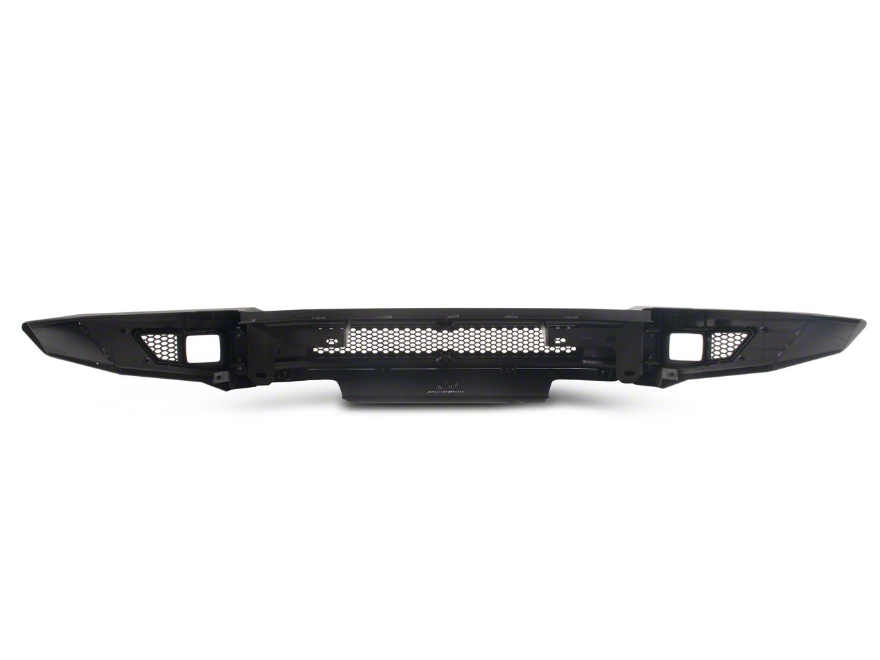 New Front Bumper Face Bar For 2015-2017 Ford F-150 – Steel, Black Primered, With Fog Light Holes, Bolt-On