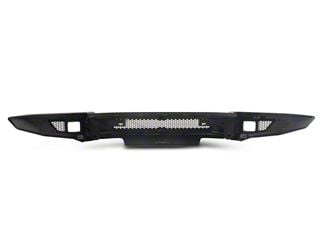 New Front Bumper Face Bar For 2015-2017 Ford F-150 – Steel, Black Primered, With Fog Light Holes, Bolt-On