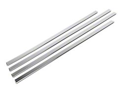 Body Molding Insert Trim Kit; Stainless Steel (14-18 Silverado 1500 Crew Cab)