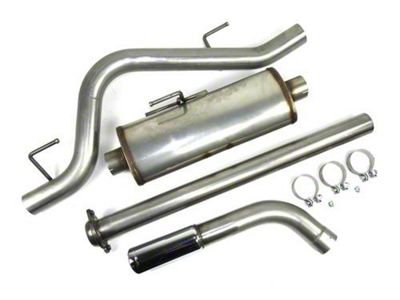 JBA Single Exhaust System with Chrome Tip; Side Exit (18-20 3.3L F-150)