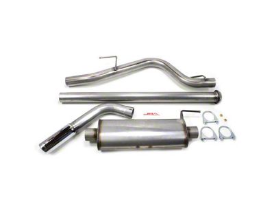 JBA Single Exhaust System with Chrome Tip; Side Exit (11-14 3.7L F-150)