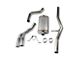 JBA Single Exhaust System with Chrome Tips; Side Exit (04-18 4.3L Sierra 1500)