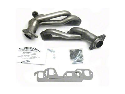 JBA 1-1/2-Inch Shorty Headers; Natural (92-03 3.9L Dakota)