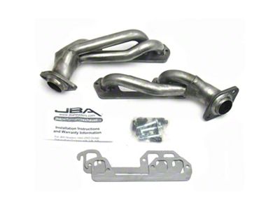 JBA 1-1/2-Inch Shorty Headers; Natural (96-03 3.9L Dakota)