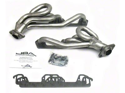 JBA 1-1/2-Inch Shorty Headers; Natural (96-03 5.2L, 5.9L Dakota)