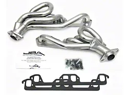 JBA 1-1/2-Inch Shorty Headers; Silver Ceramic (96-03 5.2L, 5.9L Dakota)