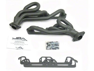 JBA 1-1/2-Inch Shorty Headers; Titanium Ceramic (96-03 5.2L, 5.9L Dakota)
