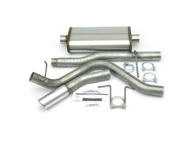 JBA Single Exhaust System with Chrome Tip; Side Exit (01-03 5.4L F-150)