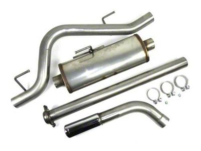 JBA Single Exhaust System with Chrome Tip; Side Exit (15-20 5.0L F-150)