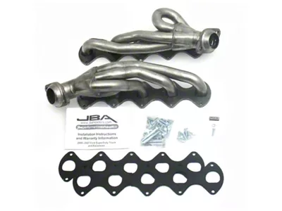 JBA 1-5/8-Inch Shorty Headers; Natural (05-10 6.8L F-250 Super Duty w/o EGR)