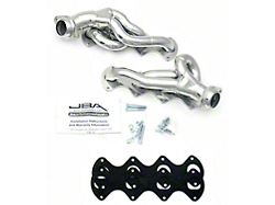 JBA 1-5/8-Inch Shorty Headers; Silver Ceramic (05-10 5.4L F-250 Super Duty)