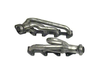 JBA 1-1/2-Inch Shorty Headers; Natural (02-03 4.7L RAM 1500)