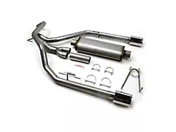 JBA Dual Exhaust System with Chrome Tips; Rear Exit (09-18 5.7L RAM 1500 w/ Factory Dual Exhaust)