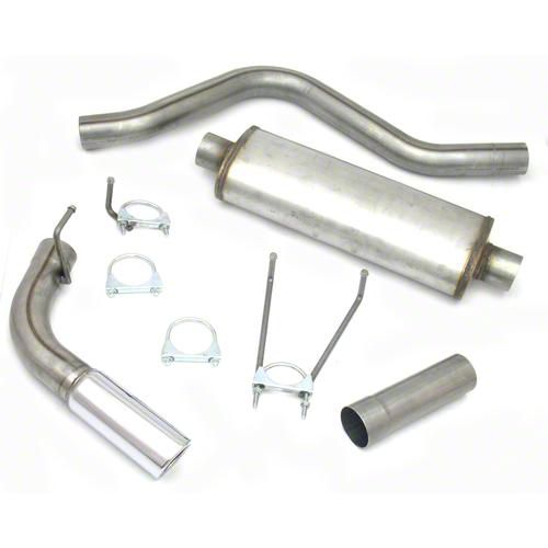 JBA RAM 1500 Single Exhaust System with Chrome Tip; Side Exit 401535