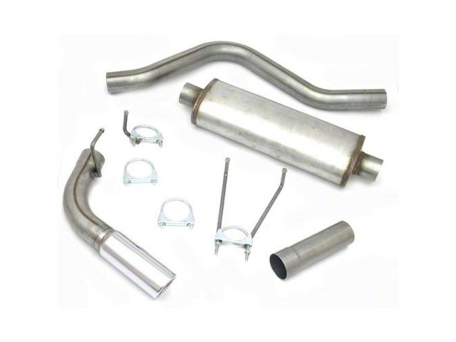 JBA Single Exhaust System with Chrome Tip; Side Exit (09-18 5.7L RAM 1500 w/o Factory Dual Exhaust)