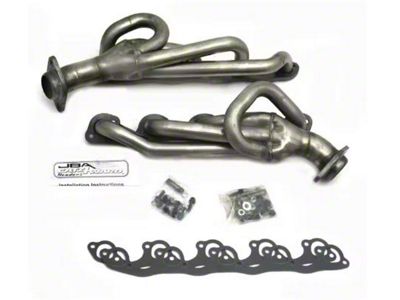 JBA 1-1/2-Inch Shorty Headers; Natural (96-02 8.0L RAM 2500)