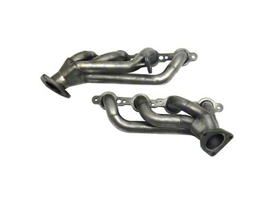 JBA 1-5/8-Inch Shorty Headers; Natural (99-02 6.0L Sierra 1500)