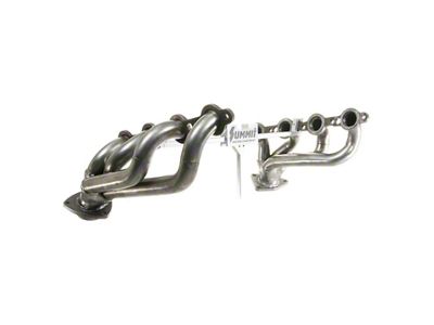 JBA 1-5/8-Inch Shorty Headers; Natural (02-06 4.8L, 5.3L Sierra 1500; 07-13 V8 Sierra 1500)