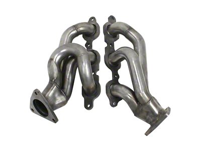 JBA 1-5/8-Inch Shorty Headers; Silver Ceramic (14-18 4.3L Sierra 1500)