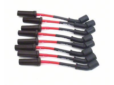 JBA 8mm Ignition Wires; Red (14-18 6.2L Sierra 1500)