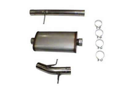 JBA Dual Exhaust System with Chrome Tips; Rear Exit (19-25 6.2L Sierra 1500 w/ Factory Dual Exhaust)