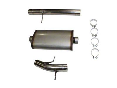 JBA Dual Exhaust System with Chrome Tips; Rear Exit (19-24 6.2L Sierra 1500 w/ Factory Dual Exhaust)