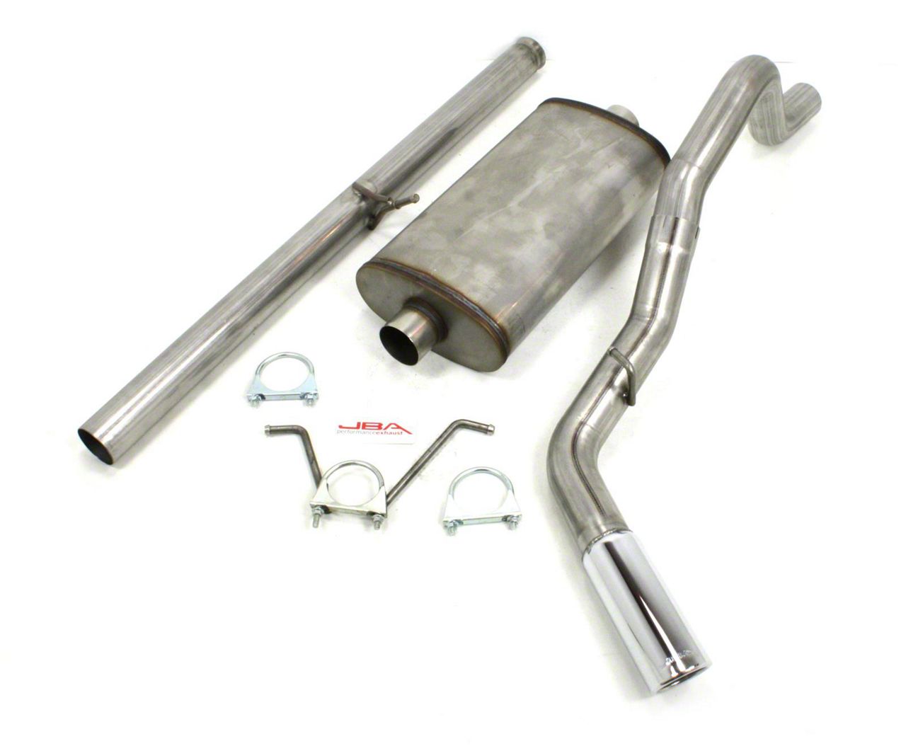 JBA Sierra 1500 Single Exhaust System with Chrome Tip; Side Exit 40