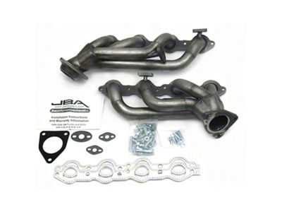 JBA 1-5/8-Inch Shorty Headers; Natural (99-01 4.8L, 5.3L Silverado 1500 w/ Air Injection & EGR)