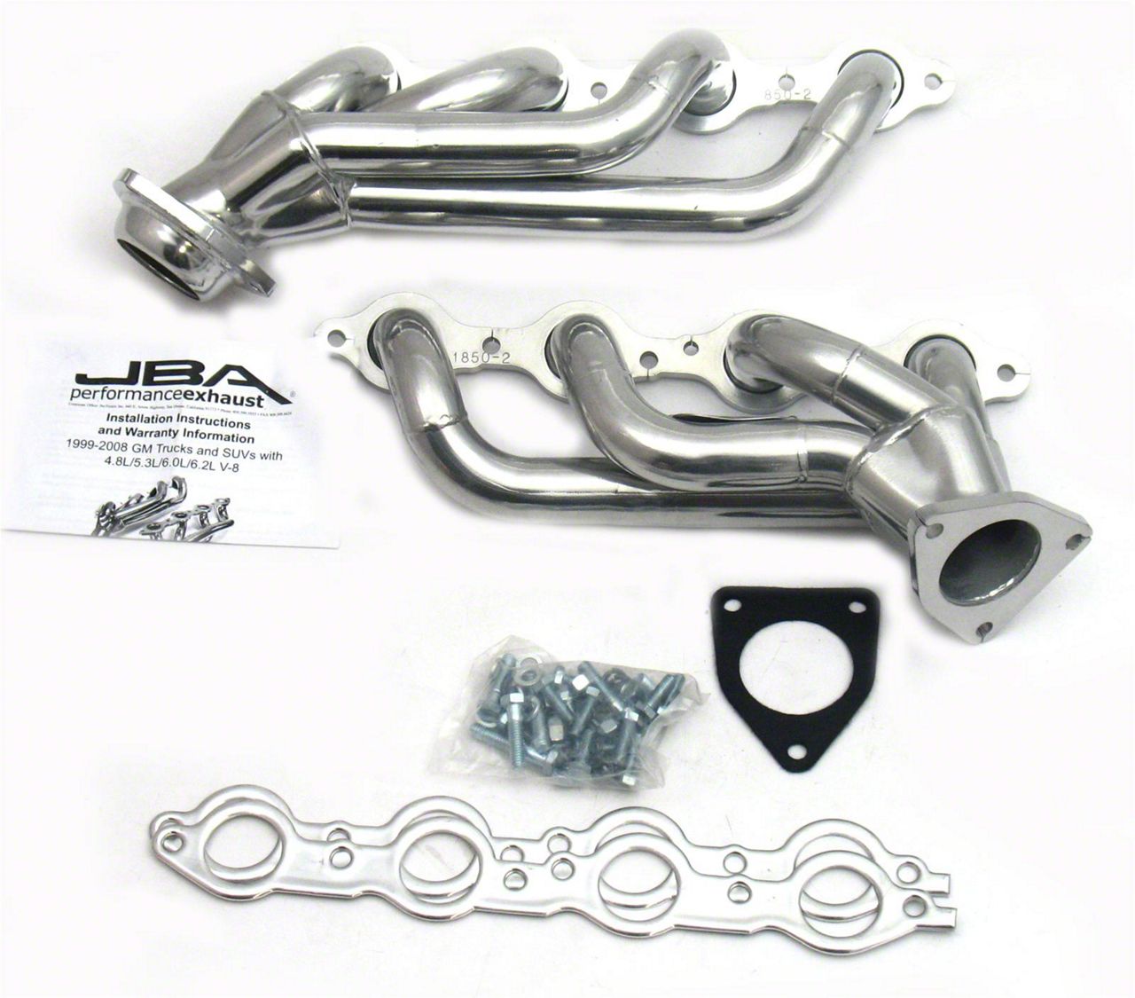 Saharaページ JBA Silverado 1500 1-5/8-Inch Shorty Headers; Silver Ceramic