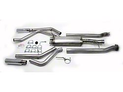 JBA Dual Exhaust System with Chrome Tips; Rear Exit (04-18 5.3L Silverado 1500)