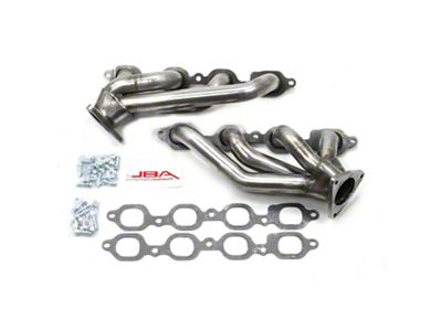 JBA 1-5/8-Inch Shorty Headers; Natural (15-20 Tahoe w/o EGR)