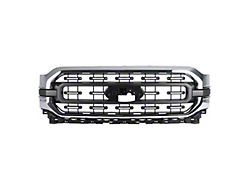 JC April Upper Replacement Grille; Chrome and Matte Black (21-23 F-150, Excluding Raptor)