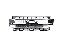 JC April Upper Replacement Grille; Chrome (17-19 F-250 Super Duty)