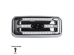 JC April Upper Replacement Grille; Chrome (11-16 F-350 Super Duty)