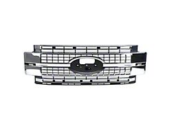 JC April Upper Replacement Grille; Chrome (17-19 F-350 Super Duty)