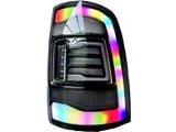 JC April RGB LED Tail Lights; Black Housing; Smoked Lens (13-18 RAM 2500)