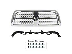 JC April Upper Replacement Grille; Chrome Honeycomb (10-18 RAM 3500)