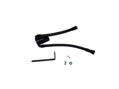 J&L 3.0 Oil Separator; Black Anodized; Passenger Side (23-25 F-150 Raptor R)