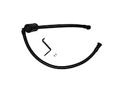 J&L 3.0 Oil Separator; Black Anodized; Passenger Side (23-26 7.3L F-250 Super Duty)