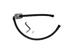 J&L 3.0 Oil Separator; Clear/Satin Anodized; Passenger Side (23-26 7.3L F-250 Super Duty)