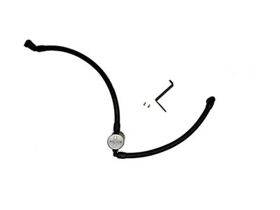 J&L 3.0 Oil Separator; Clear/Satin Anodized; Driver Side (25-26 2.0L EcoBoost Maverick)