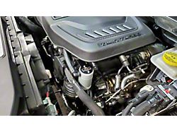 J&L 3.0 Oil Separator; Clear Anodized; Driver Side (2025 3.0L RAM 1500)