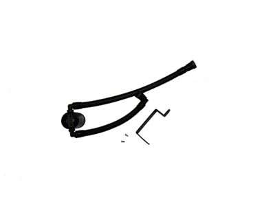 J&L 3.0 Oil Separator; Black Anodized; Driver Side (25-26 2.3L EcoBoost Ranger)