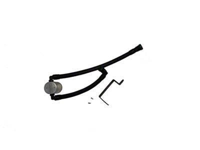 J&L 3.0 Oil Separator; Clear/Satin Anodized; Driver Side (25-26 2.3L EcoBoost Ranger)