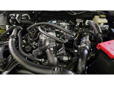 J&L 3.0 Oil Separator; Clear/Satin Anodized; Passenger Side (24-25 2.7L EcoBoost Ranger)