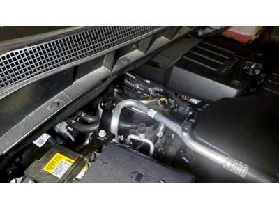 J&L 3.0 Oil Separator; Clear/Satin Anodized; Passenger Side (19-23 2.7L Sierra 1500)