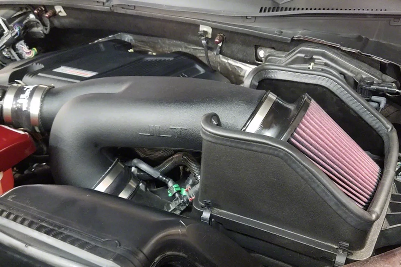 JLT Cold Air Intake with Red Oiled Filter (15-20 3.5L EcoBoost F-150, Excluding Raptor)