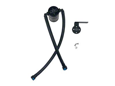 J&L 3.0 Oil Separator; Black Anodized; Driver Side (19-24 V8 Sierra 1500)